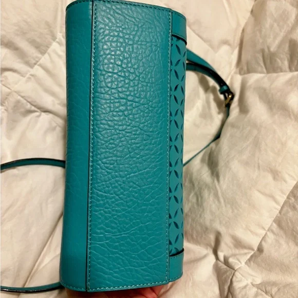 Kate Spade Turquoise Satchel Perri Lane Romy NWOT - Picture 5 of 5
